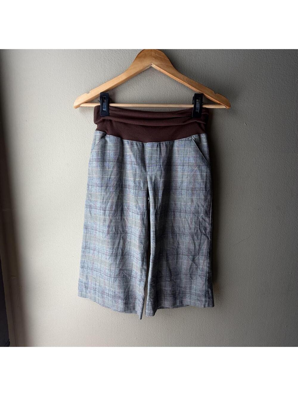 Limited Too Plaid Foldover Gaucho Capri Pants 🤎